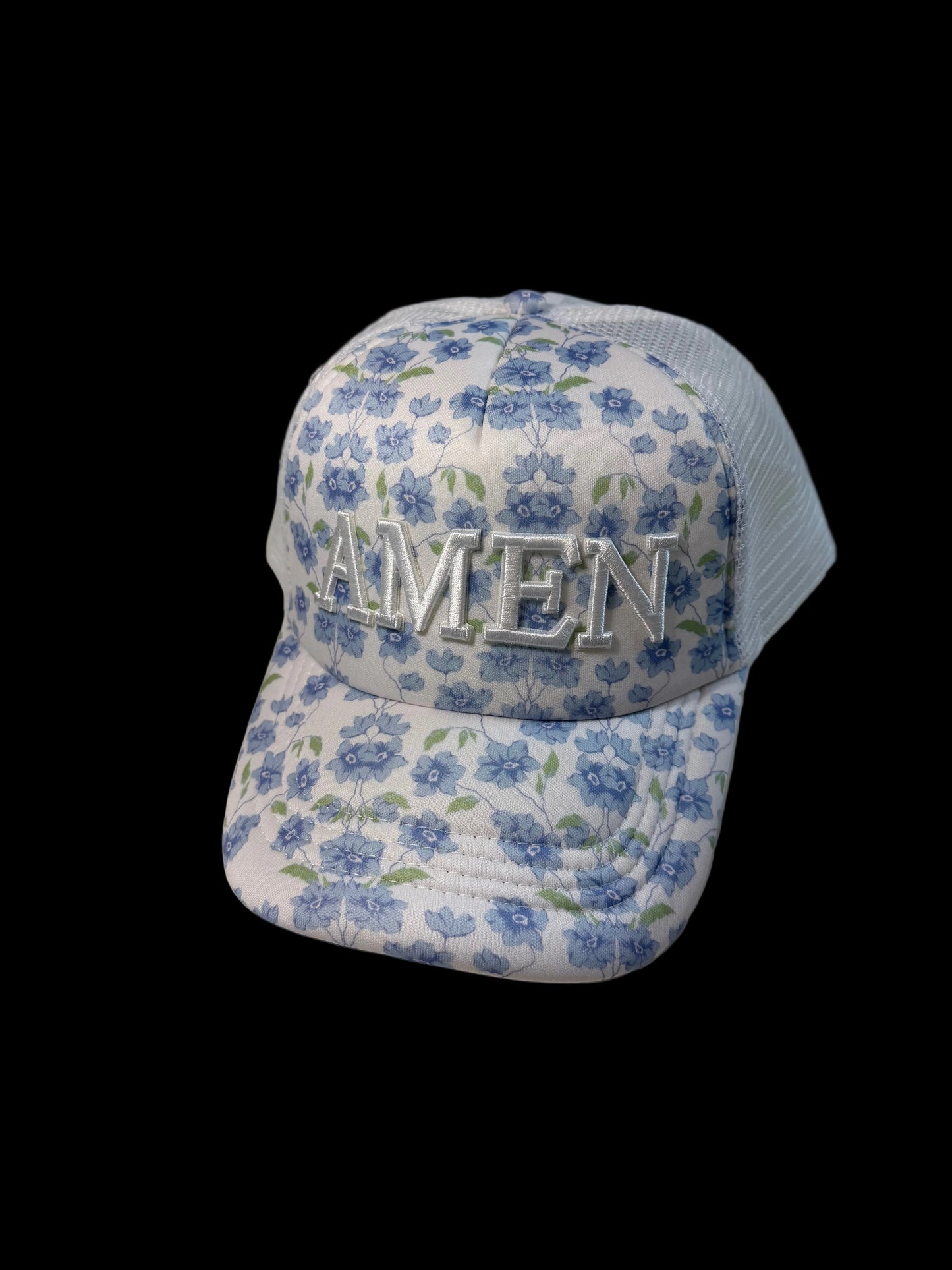 Cute floral AMEN Hat