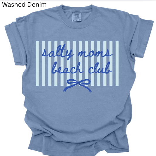 Salty Moms Beach Club Tee