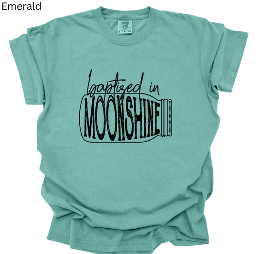 Baptized in Moonshine Tee