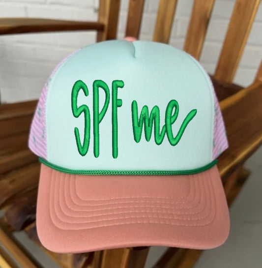 SPF Me Embroidered Hat