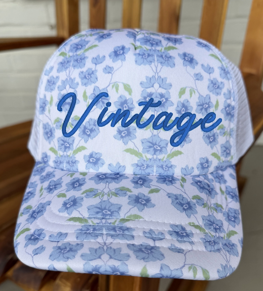 Vintage Embroidered Hat