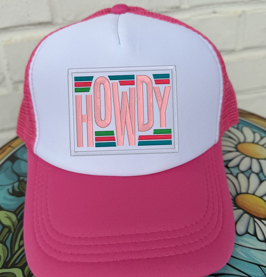 Howdy Embroidered Hat