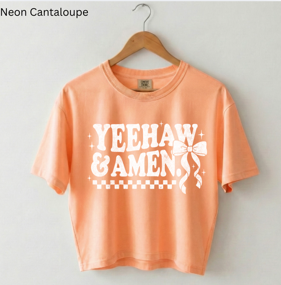 Yeehaw & Amen Tee