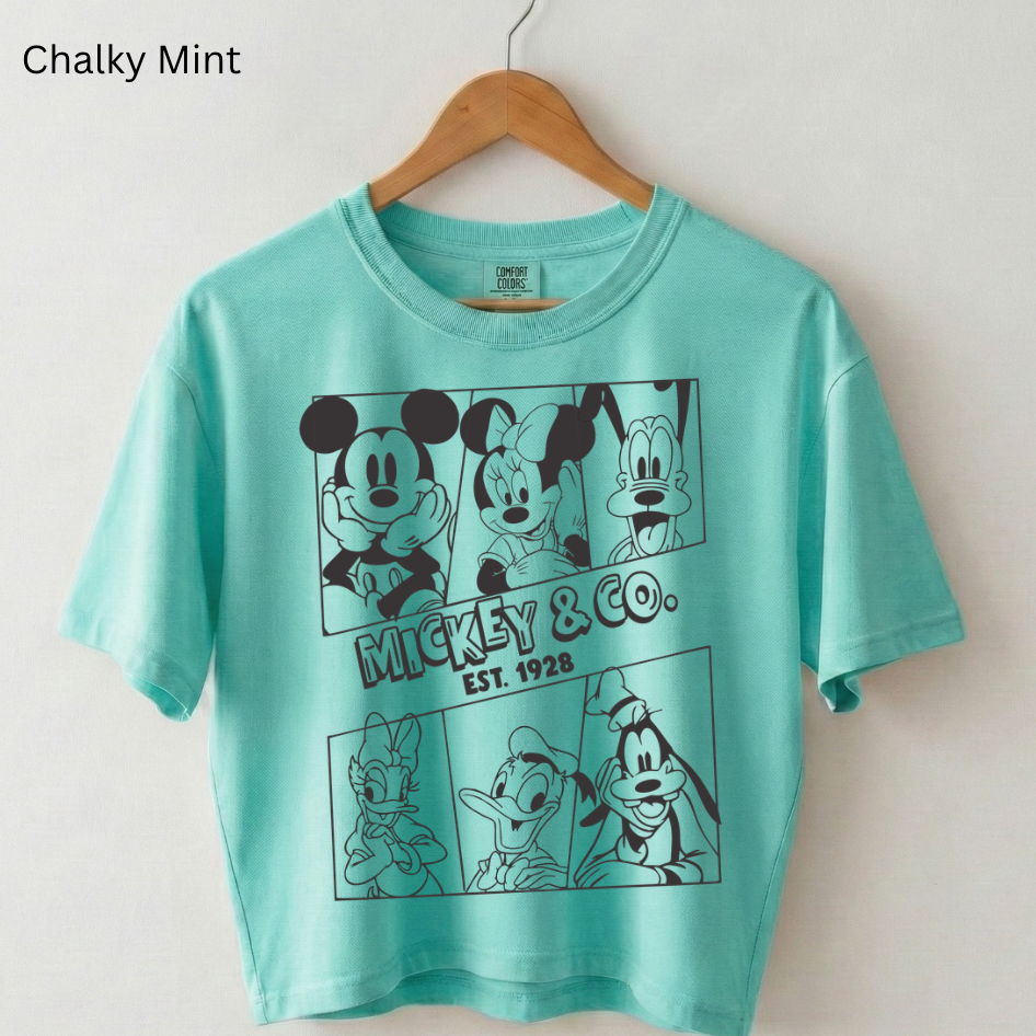 Mickey & Friends Comic Tee