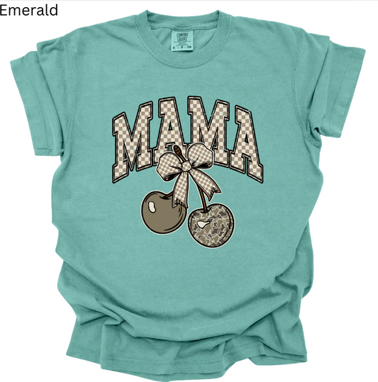 MAMA with Cherries Tee