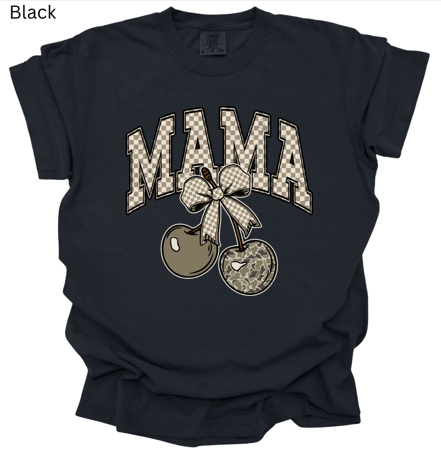 MAMA with Cherries Tee