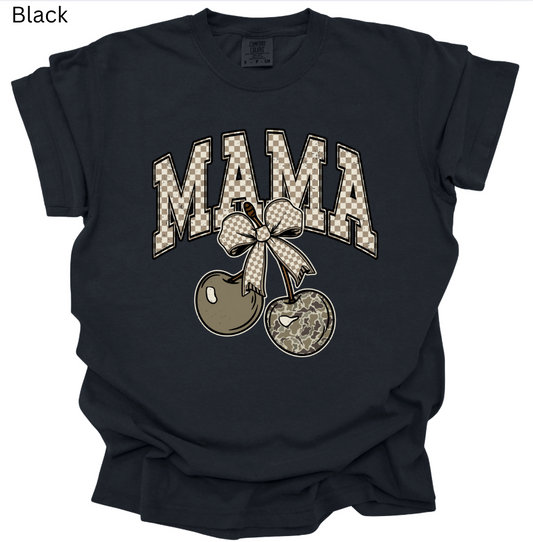 MAMA with Cherries Tee