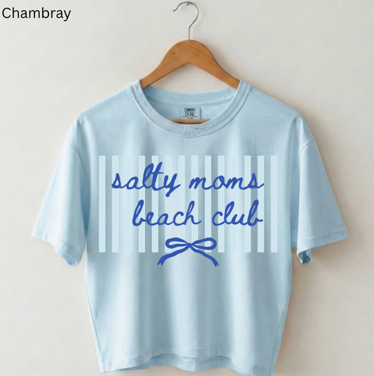 Salty Moms Beach Club Tee