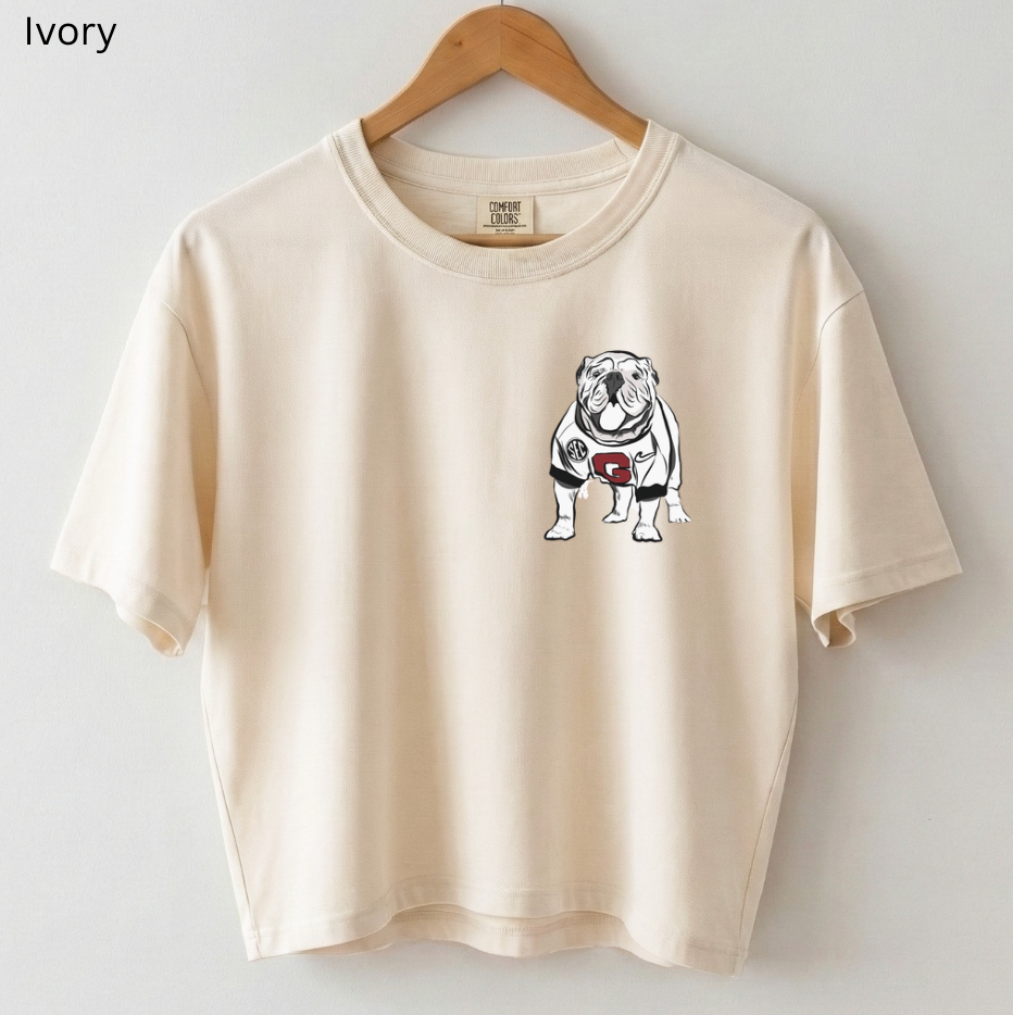GA Bulldog Pocket Design Tee