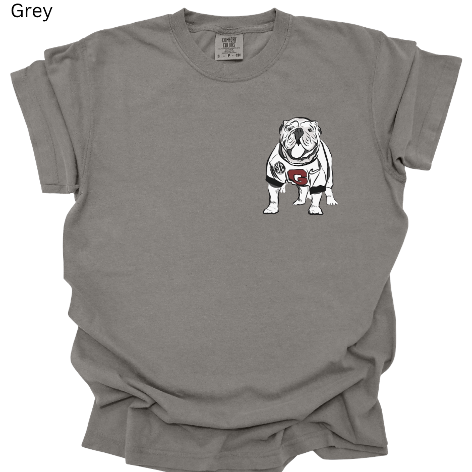 GA Bulldog Pocket Design Tee