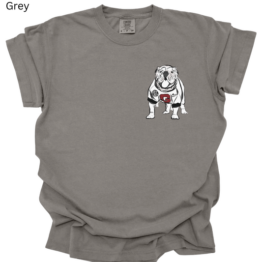 GA Bulldog Pocket Design Tee