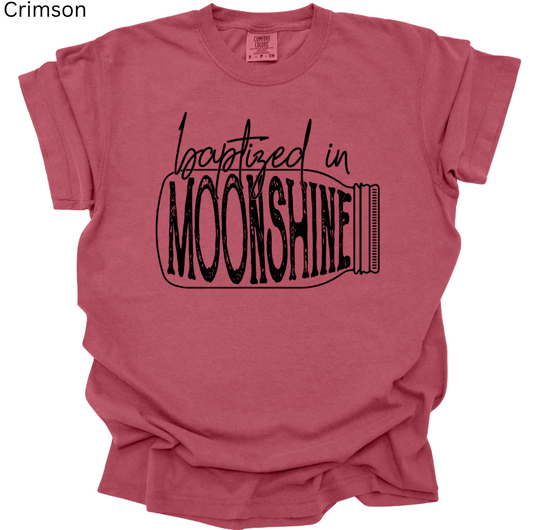 Baptized in Moonshine Tee