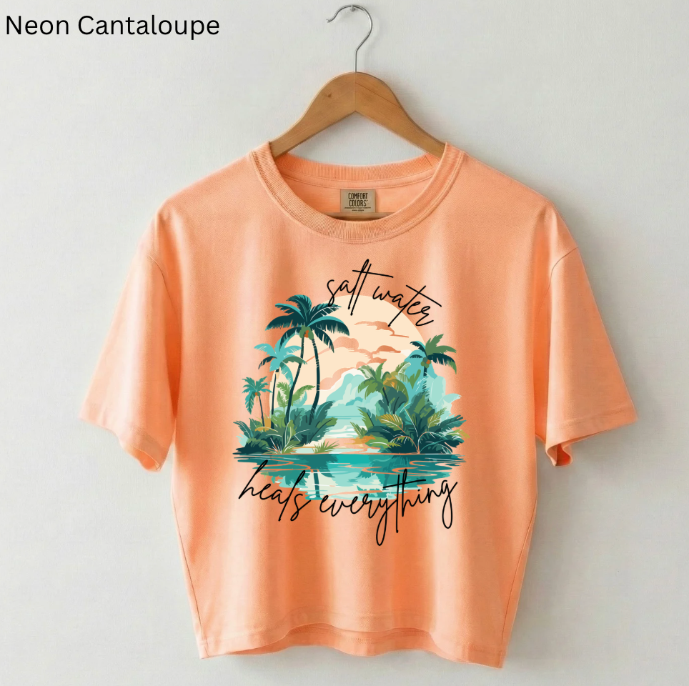Saltwater Heals Everything Tee