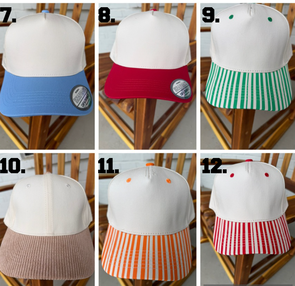 Barely Functioning Embroidered Hat
